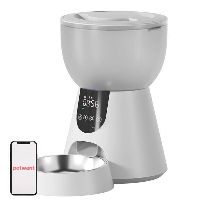 F17 LED automatisk mad dispenser + W8 Petwant drikker