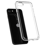 Spigen Ultra Hybrid Case til iPhone 7 / 8 / SE 2020 / SE 2022 - Gennemsigtig