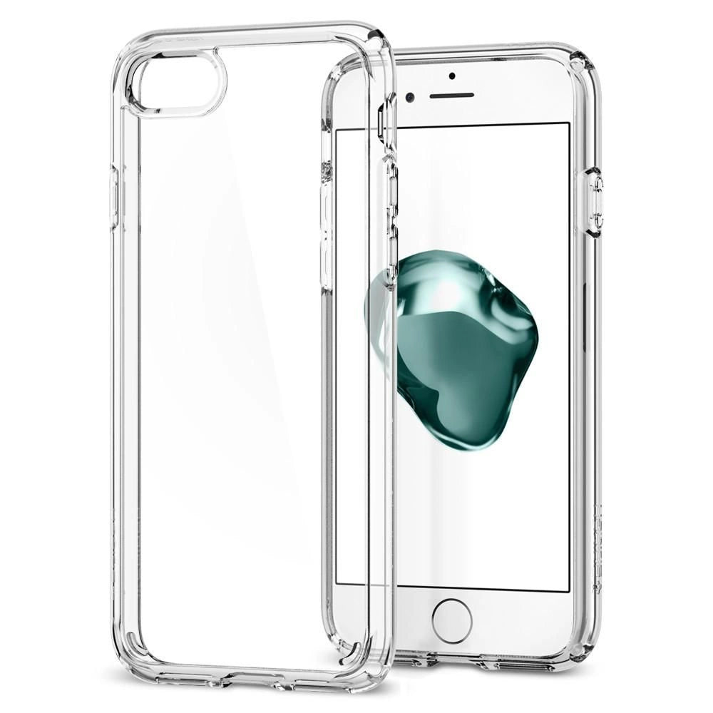 Spigen Ultra Hybrid Case til iPhone 7 / 8 / SE 2020 / SE 2022 - Gennemsigtig