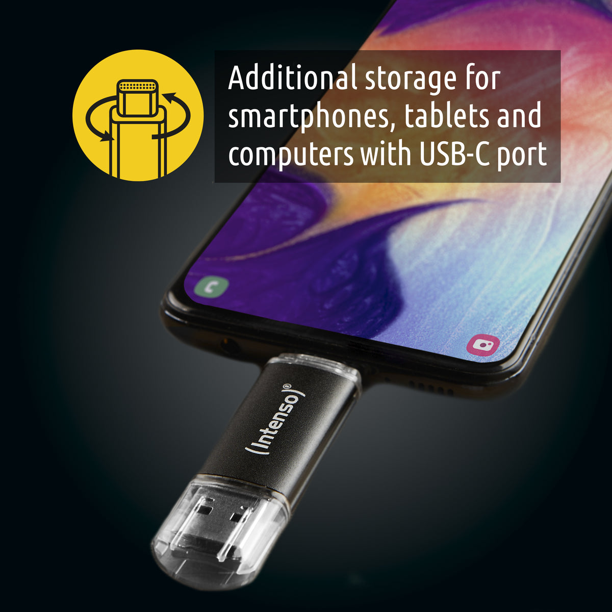 Intenso 3539490 USB Flash Drive 3.2 64 GB Twist Line