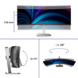 Philips 5000 series 49B2U5900C/00 computerskærm 124 cm (48.8") 5120 x 1440 pixel Dual QHD LCD Sort
