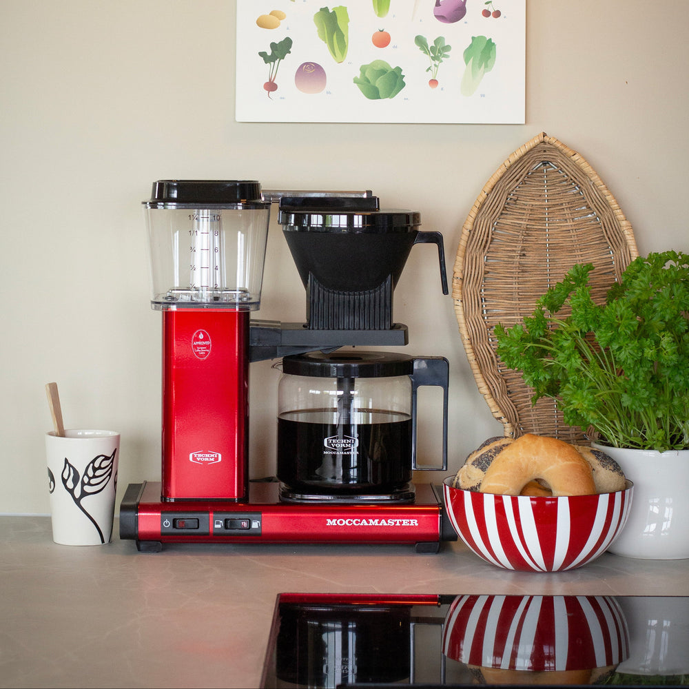 Moccamaster Optio red metallic kaffemaskine