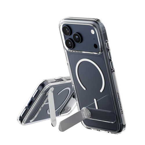 PanzerGlass CARE by ® Feature Case Transparent m. Kickstand & MagSafe iPhone 17 Pro Max