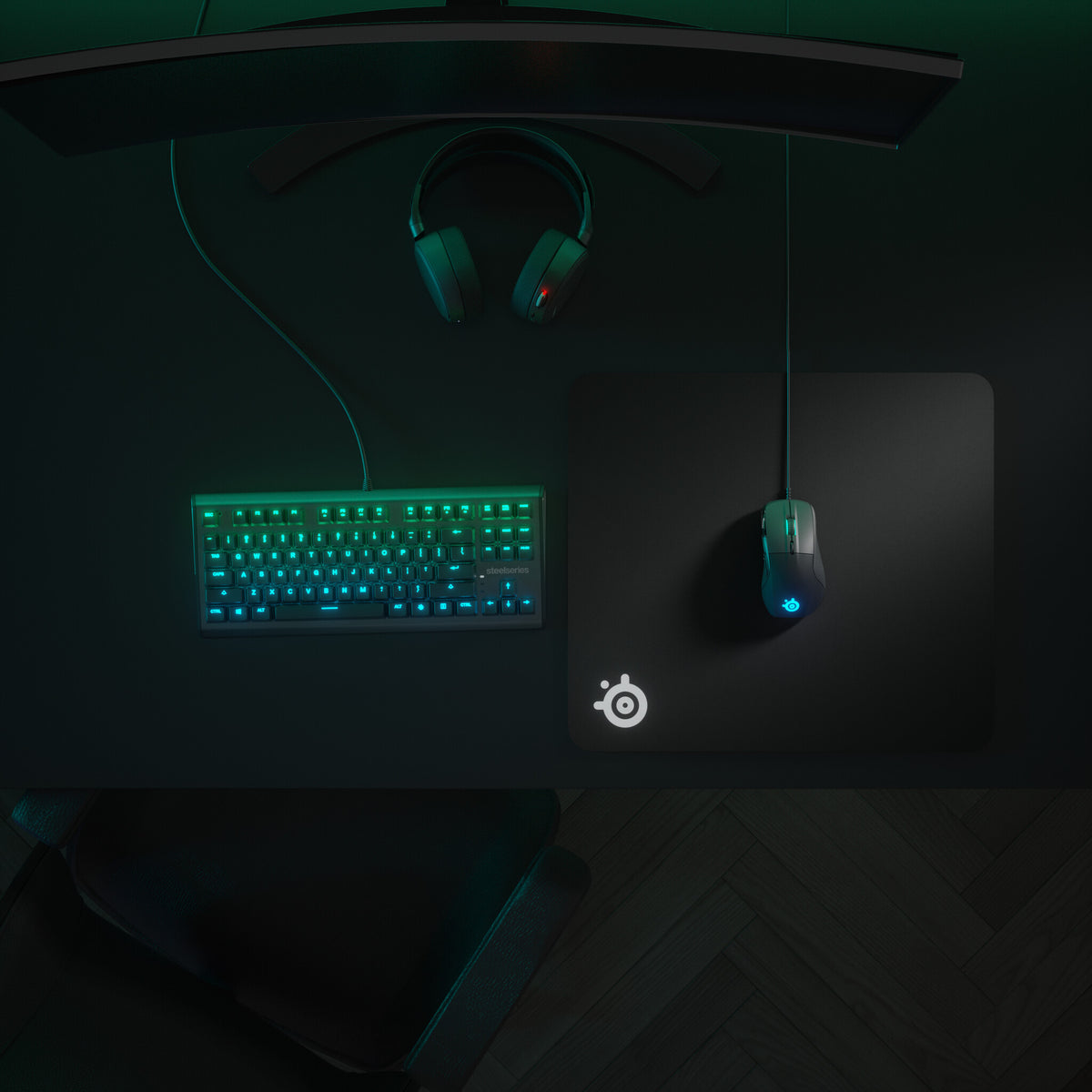 Steelseries QcK Gaming musemåtte Sort