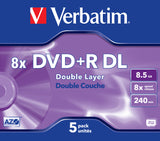 Verbatim 5x DVD+R DL 8.5GB