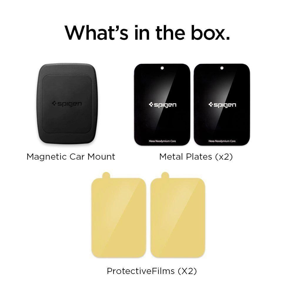 Spigen H12 telefonholder til billuftventil magnetisk - sort
