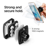 Spigen H12 telefonholder til billuftventil magnetisk - sort
