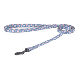 Dogs walking set leash 1,5 m + hundesko (lysblå)
