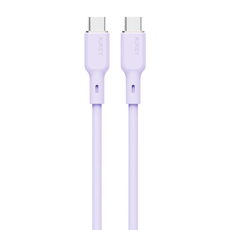 USB-C til USB-C Kabel Aukey CB-SCC102, 100W, 1.8m (lavendel)