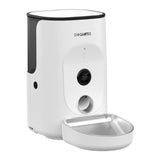 Dogness F15 WiFi 4L smart fødevarespenser med kamera med skål af rustfrit stål (hvid)