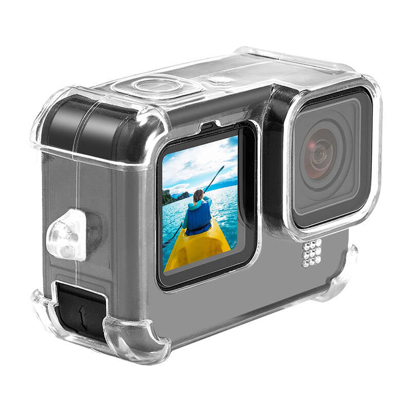 Æske med linsekap og halsbånd PULUZ til GoPro Hero 9 / 10 / 11