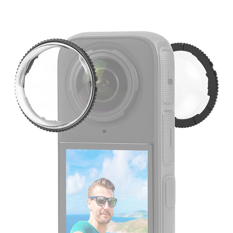 PC-objektivdæksel PULUZ til Insta360 X4