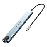 Docking Station Blitzwolf BW-TH5 10in1 USB-C (sølv)
