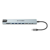 Docking Station Blitzwolf BW-TH5 10in1 USB-C (sølv)