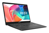 MSI Modern 14 F1MG-867NL Intel Core 7 150U Laptop 35,6 cm (14") Fuld HD 16 GB DDR4-SDRAM 512 GB SSD Wi-Fi 6E (802.11ax) Windows 11 Home Grå
