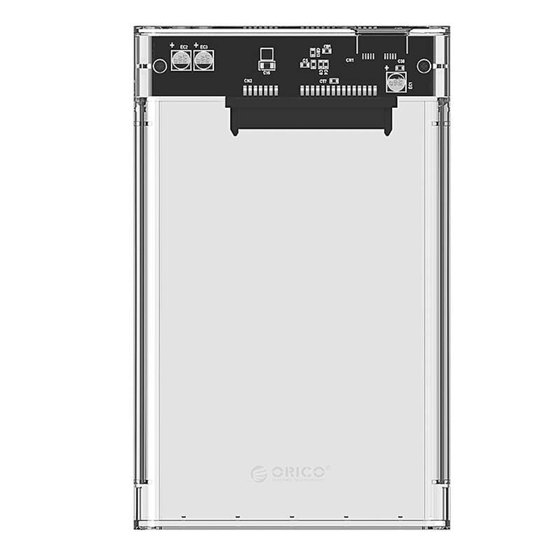 Orico 2139 HDD/SSD 2,5" drevhus, 5Gbps, USB-A til USB Micro-B (gennemsigtig)