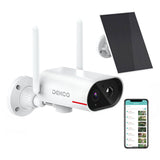 IP-udendørs WiFi-kamera med solpanel DEKCO DC8L 3MP