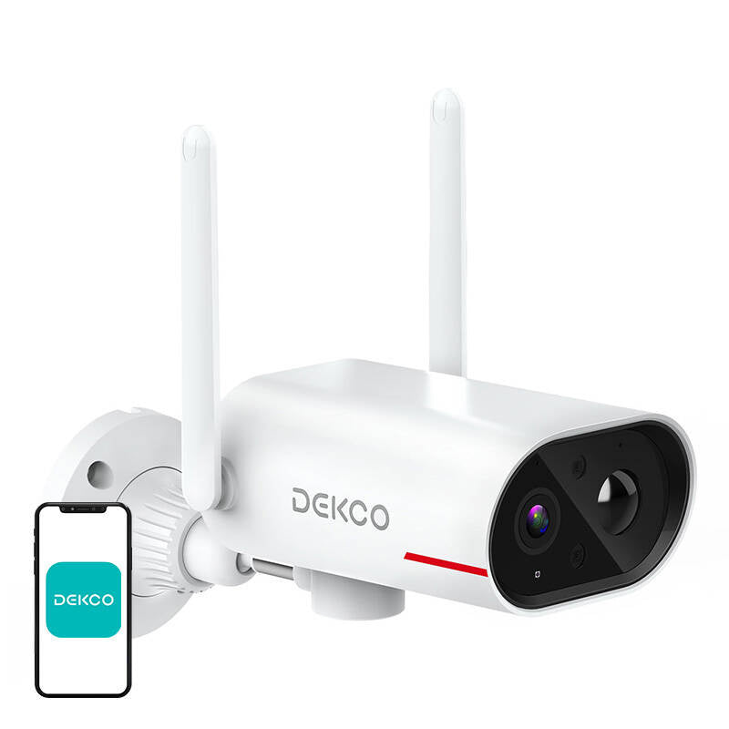 IP-udendørs WiFi-kamera med solpanel DEKCO DC8L 3MP