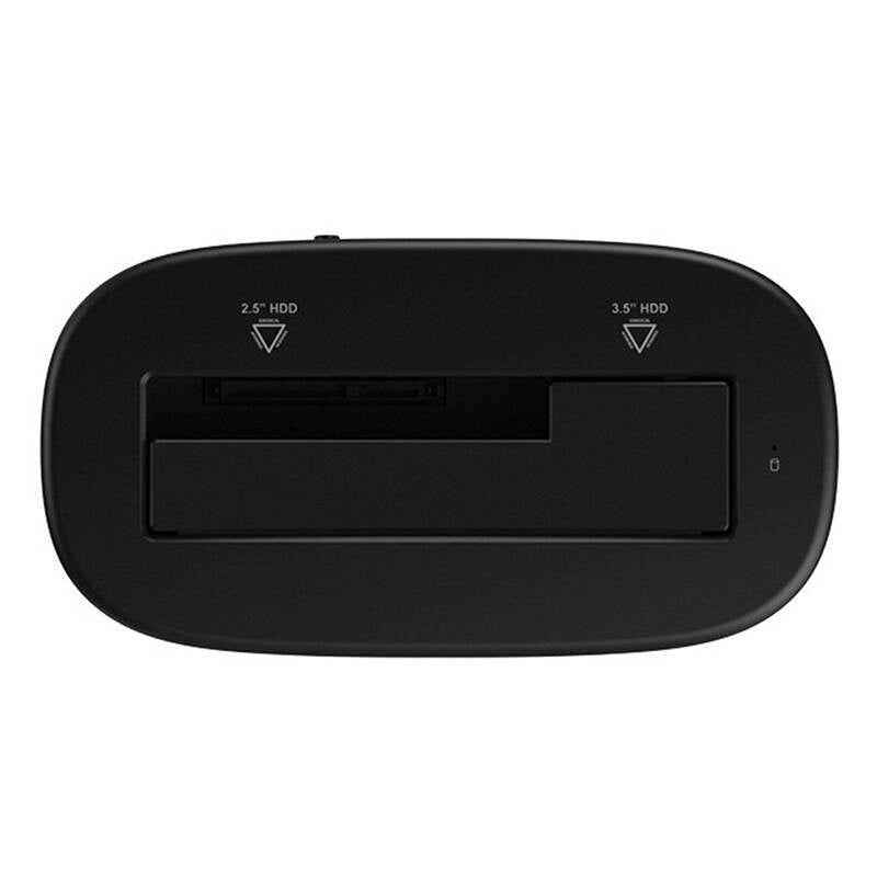 Orico docking station til 2,5 / 3,5" HDD / SSD, 5Gbps, USB-A til USB-B (sort)