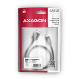 Axagon BUCM3-AM10AB USB-kabel USB 3.2 Gen 1 (3.1 Gen 1) 1 m USB C USB A 5 Gbit/sek. Sort