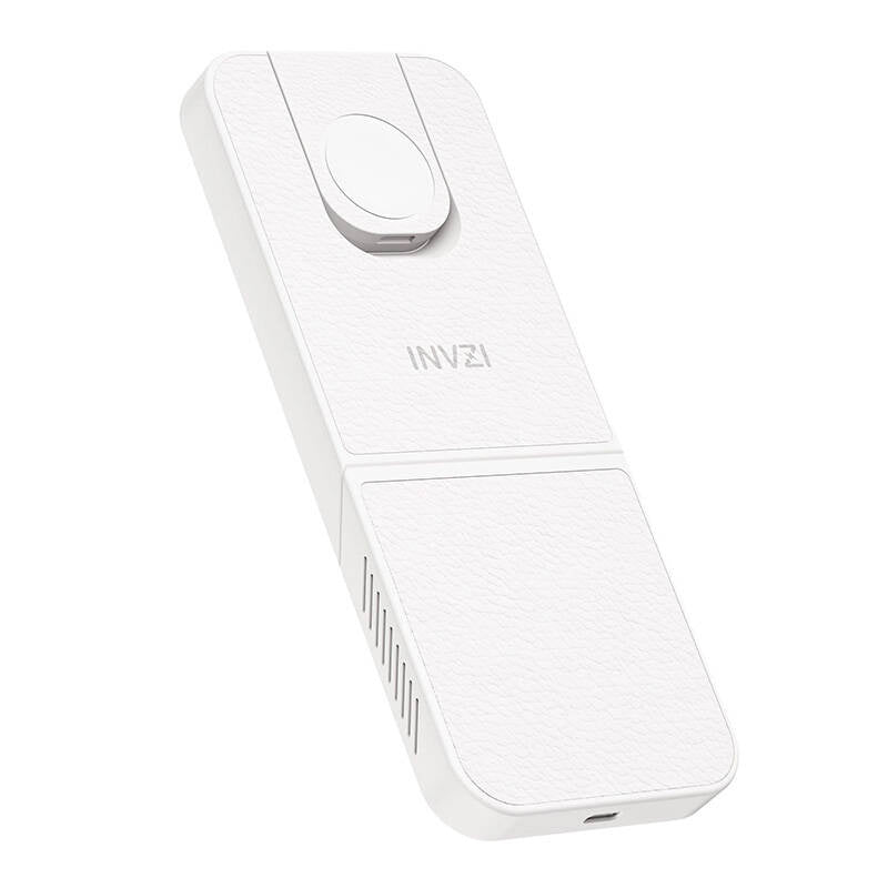Trådløs oplader, INVZI, MGF7W, 3in1, 15W (hvid)