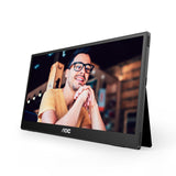 AOC T2 16T3EA computerskærm 39,6 cm (15.6") 1920 x 1080 pixel Fuld HD Sort
