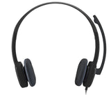 Logitech H150 Headset Ledningsført Kontor/Callcenter Sort