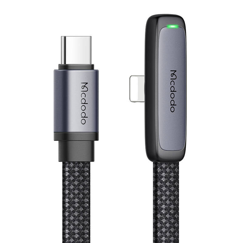 USB-C til lynvinkel kabel Mcdodo CA-3351,1,8m (sort)