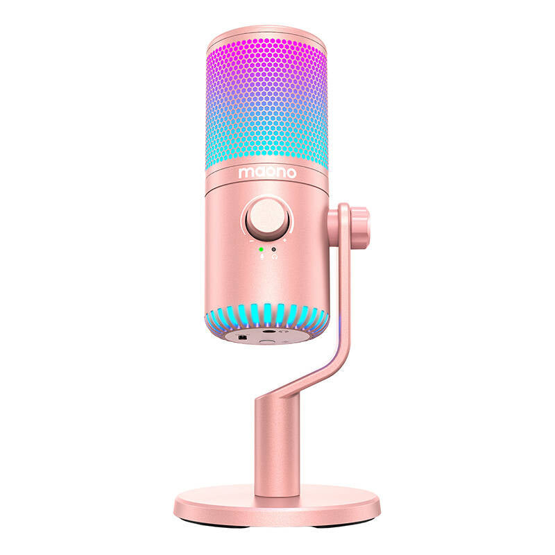 Maono DM30RGB Mikrofon Pink