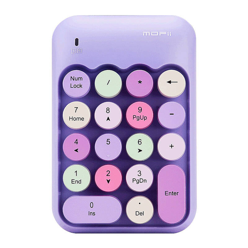MOFII trådløs numerisk tastatur X910 (purpur)