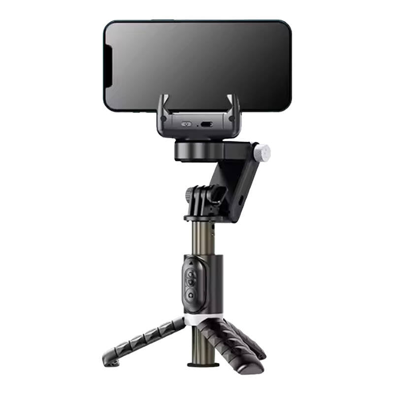 Gimbal/stativ med lys APEXEL Q18 (sort)
