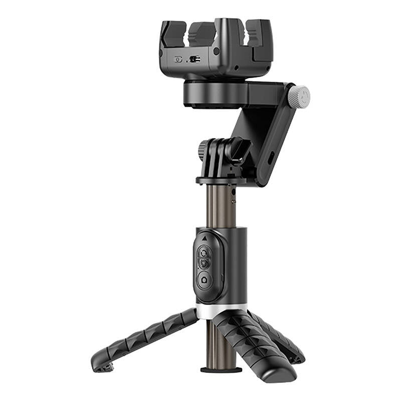 Gimbal/stativ med lys APEXEL Q18 (sort)