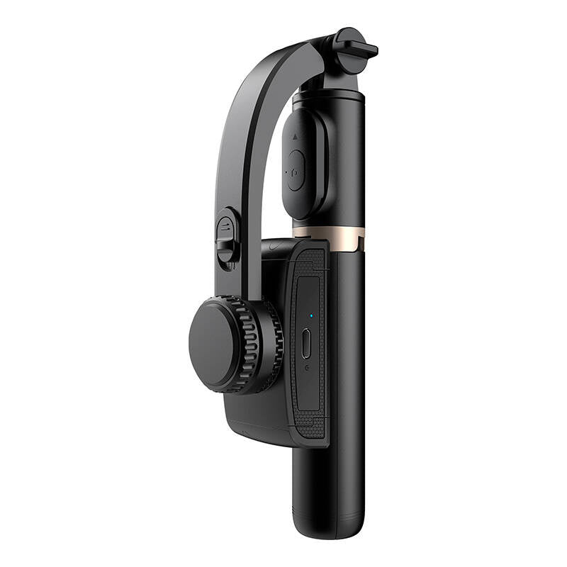 Gimbal/stativ med lys APEXEL Q08d (sort)