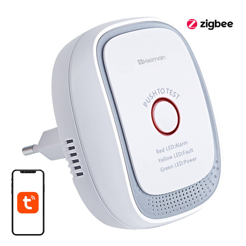ZigBee Heiman HS1CG-E Tuya smart naturgas lækage sensor