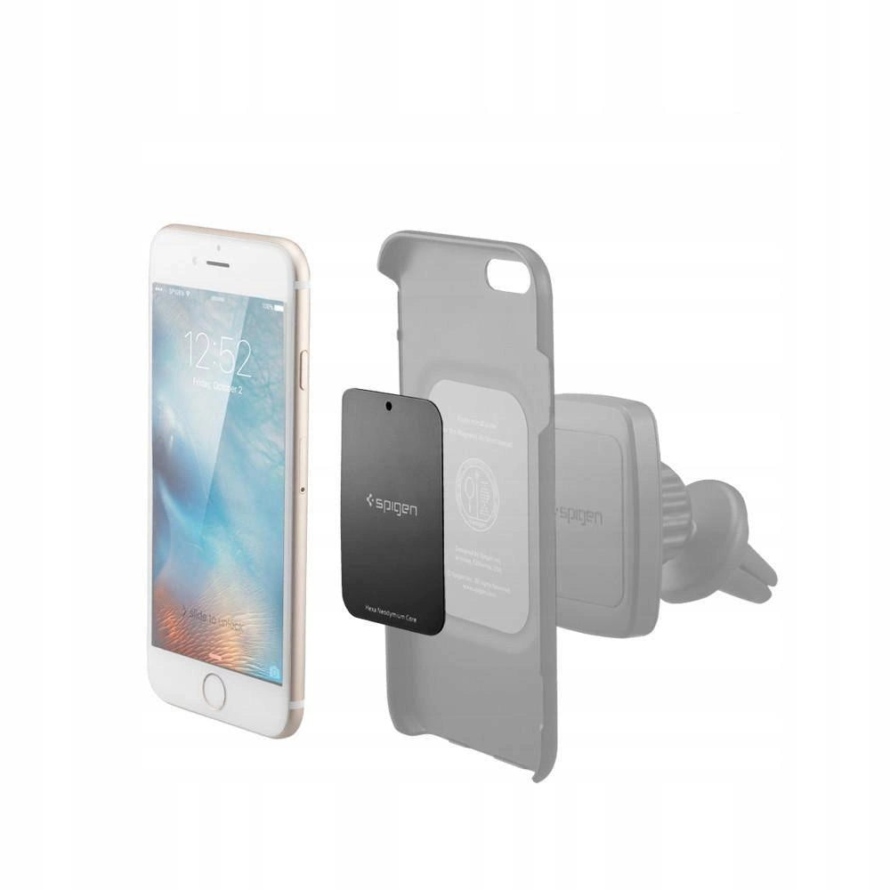 Spigen MP-4P magnetplader til bil - sort