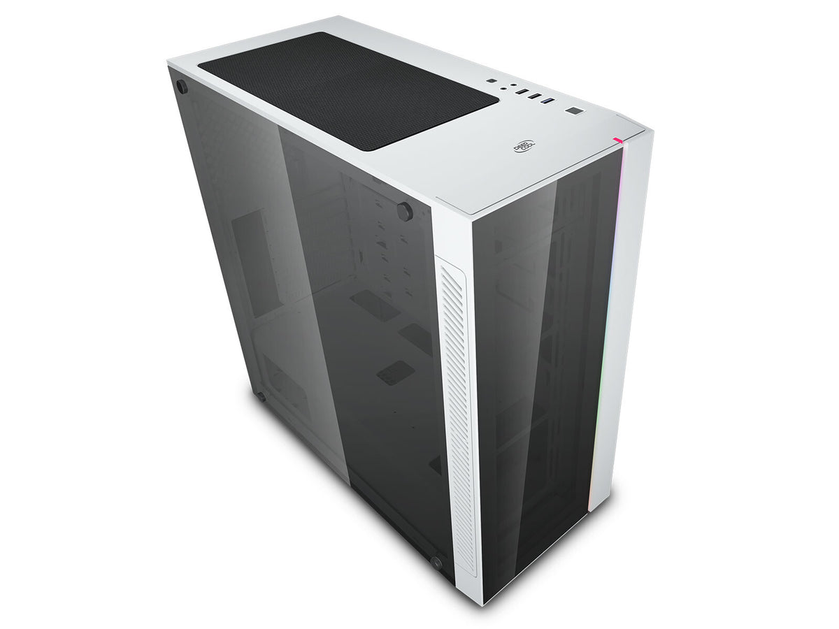 DeepCool Matrexx 55 V3 ADD-RGB WH 3F Midi Tower Sort, Hvid