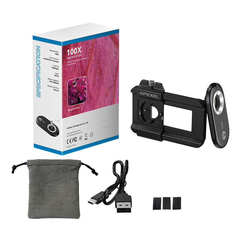 Linser til telefon 100x APEXEL APL-MS100