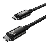 Baseus Kabel USB Tungsten Gold USB-C til USB-C 100W 1,5m (sort)