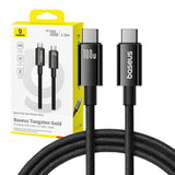 Baseus Kabel USB Tungsten Gold USB-C til USB-C 100W 1,5m (sort)
