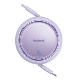 USB-kabel Baseus Free2Pull USB-C til iP 20W 1m (lila)