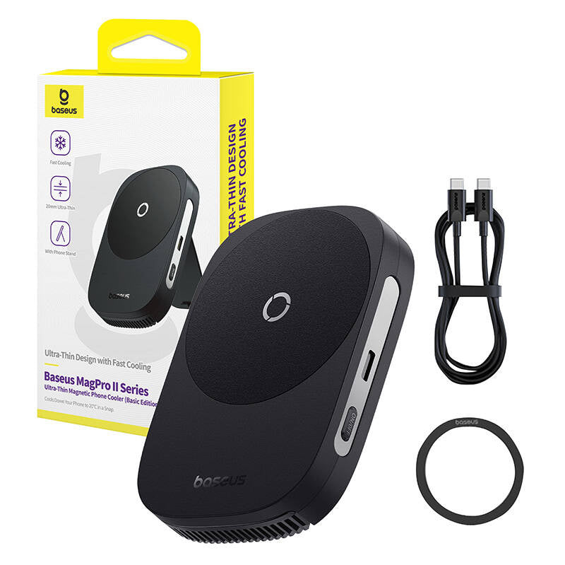 Baseus MagPro II Ultra-Thin Phone Cooler (sort)