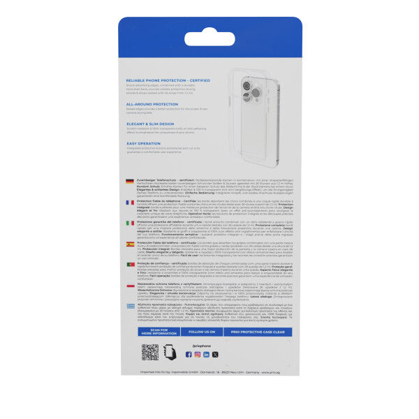 prio Beskyttelsesetui til Samsung S25 Ultra Clear