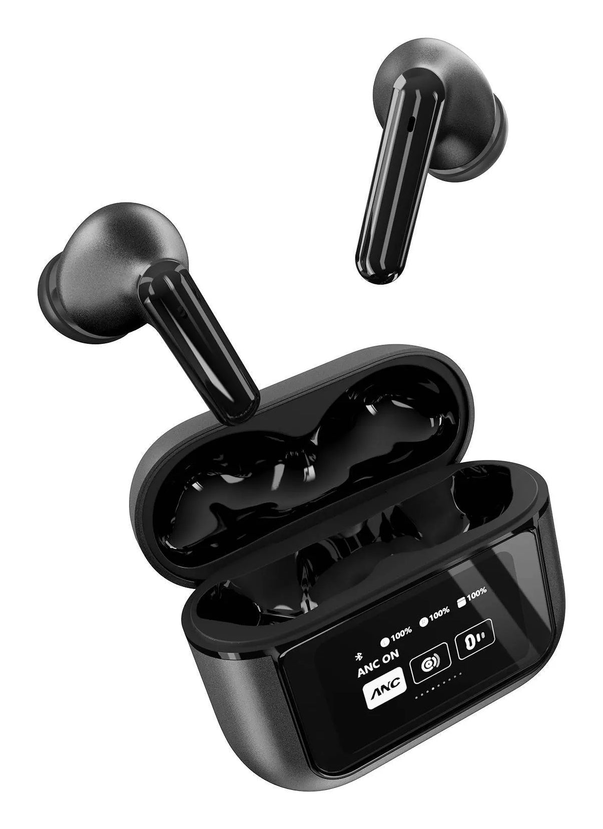 Energy Sistem Display ANC Headset True Wireless Stereo (TWS) I ørerne Opkald/musik USB Type-C Bluetooth Sort