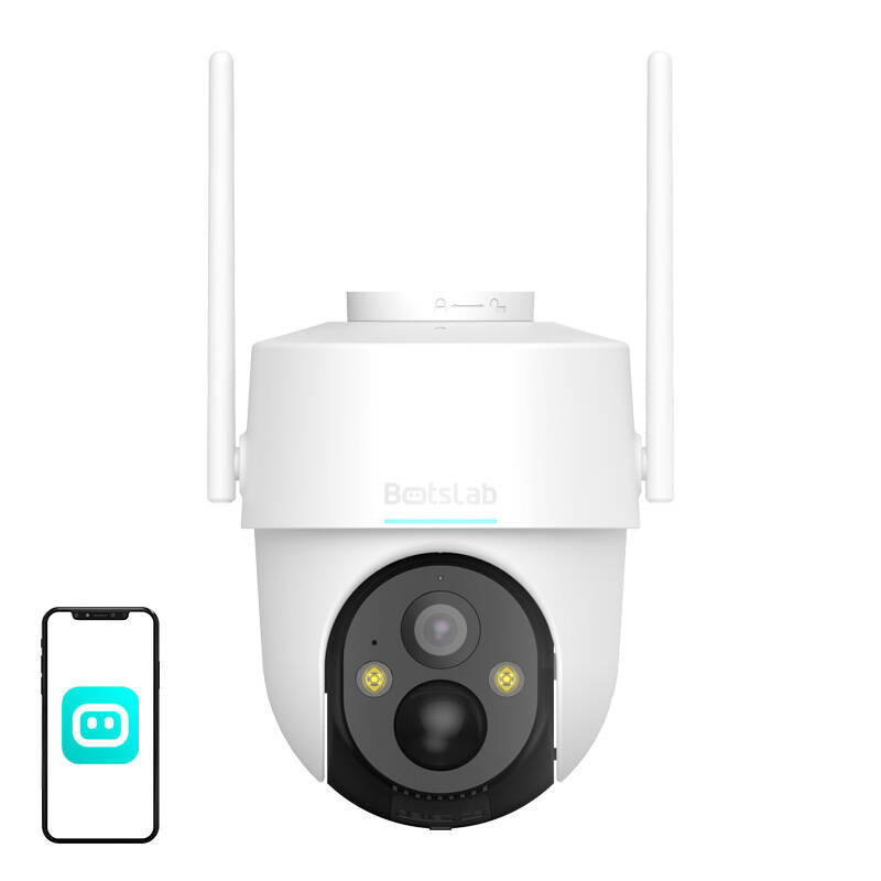 360° udendørs WiFi kamera Botslab PT W313 3MP w/ solcellepanel
