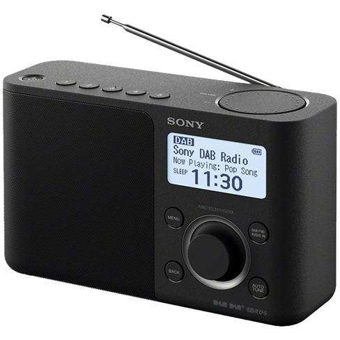 Sony XDR-S61D, sort - DAB+/FM radio