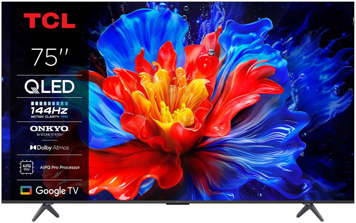 TCL P8K 75P8K TV 190,5 cm (75") 4K Ultra HD Smart TV Wi-Fi Metallic 350 cd/m²