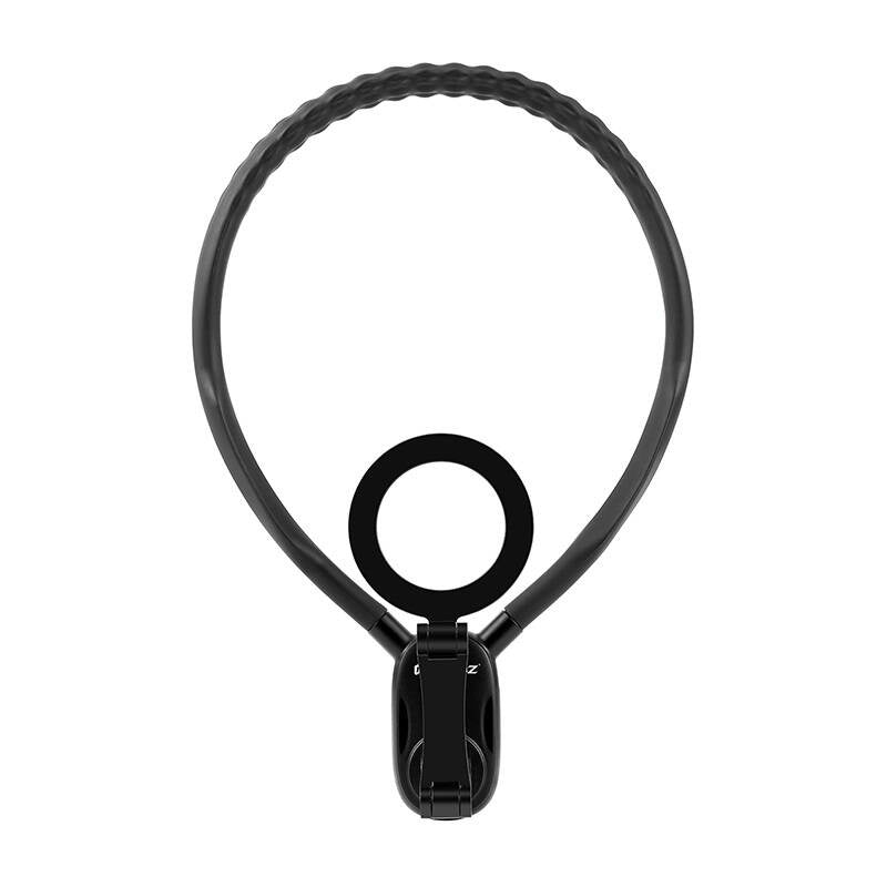 POV PULUZ halsbånd med tilkobling til sportskameraer (DJI, GoPro, Insta360) og telefoner (Apple) (sort)