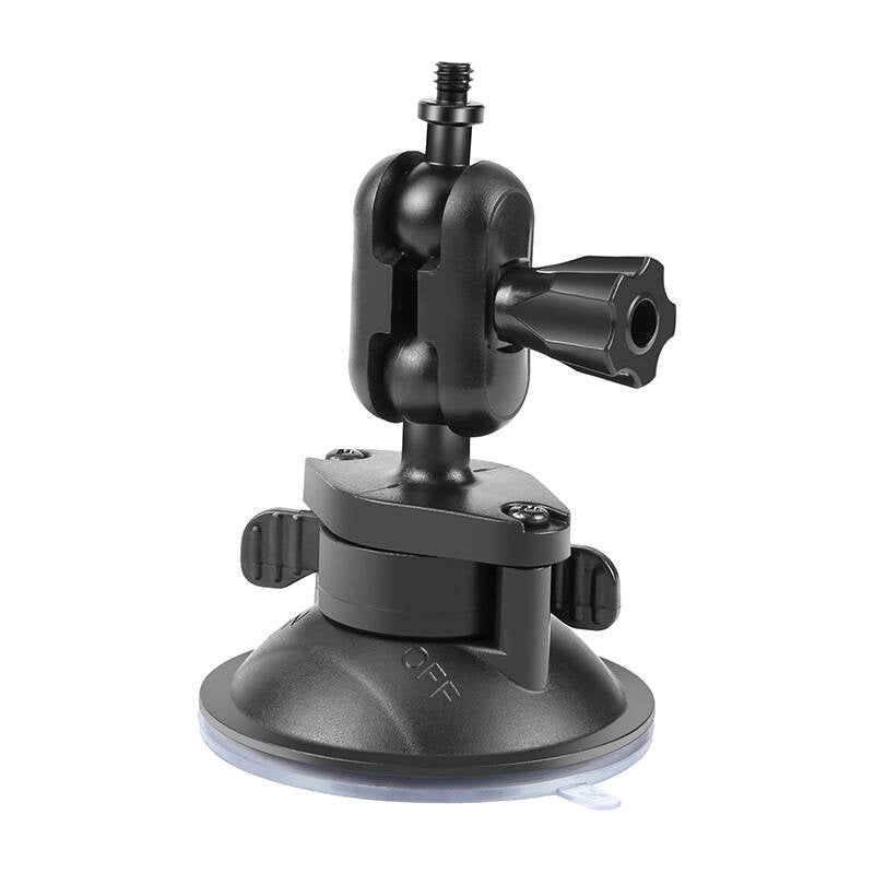 PULUZ 1/4 tommer sugekopper til sportskameraer (DJI Action, GoPro, Insta360) (sort) (PU544B)