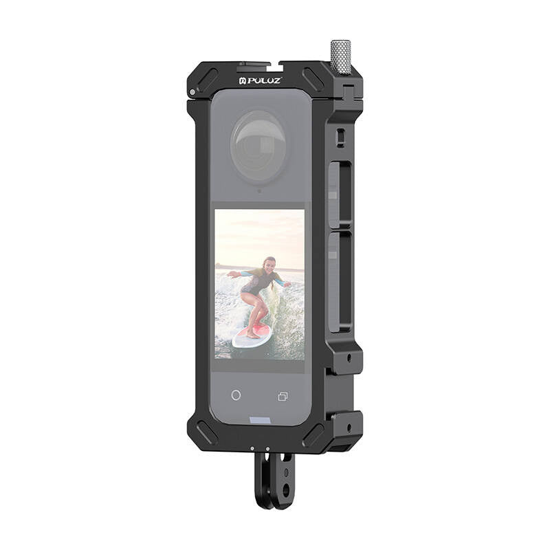 Metal beskyttelsesbur PULUZ med stativ adapter til Insta360 X4
