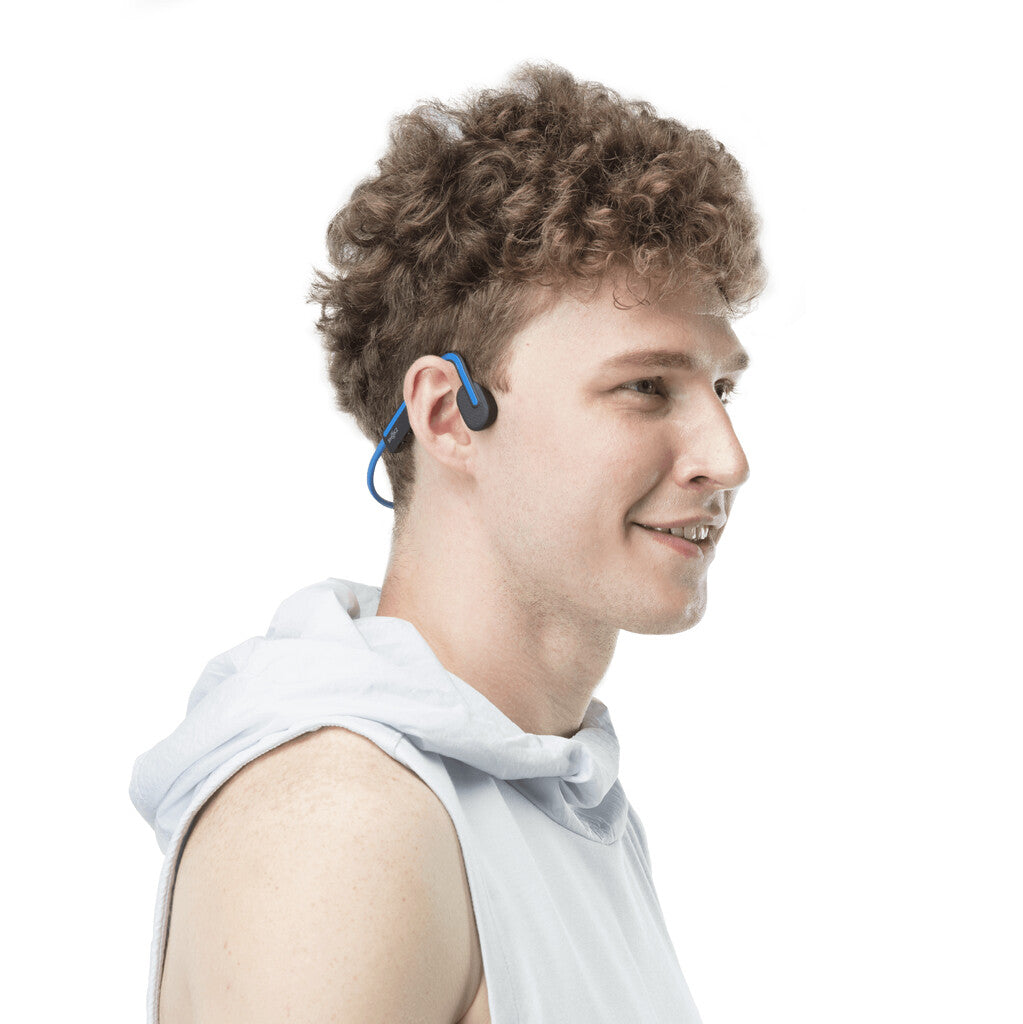 SHOKZ OpenMove Hovedtelefoner Trådløs Ørekrog Opkald/musik USB Type-C Bluetooth Blå